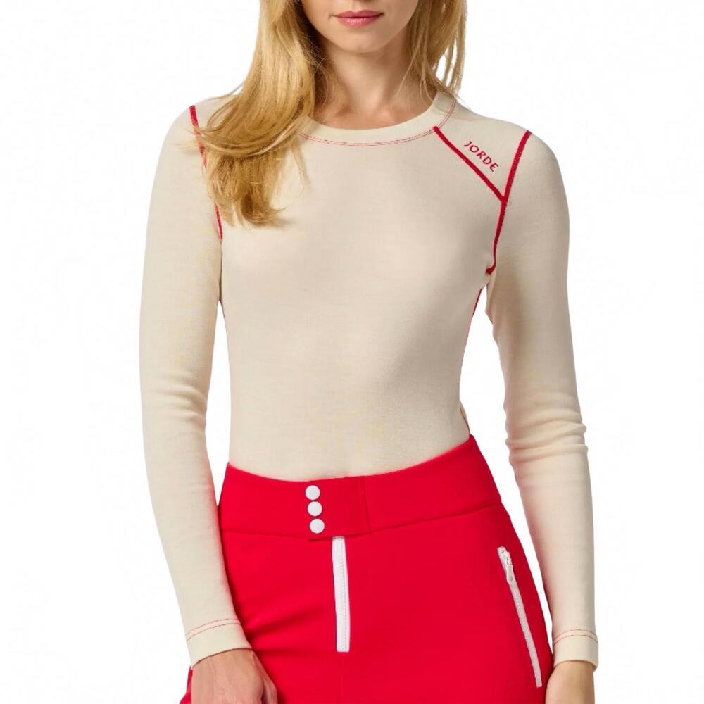 NEW JORDE zuri merino wool baselayer in gondola